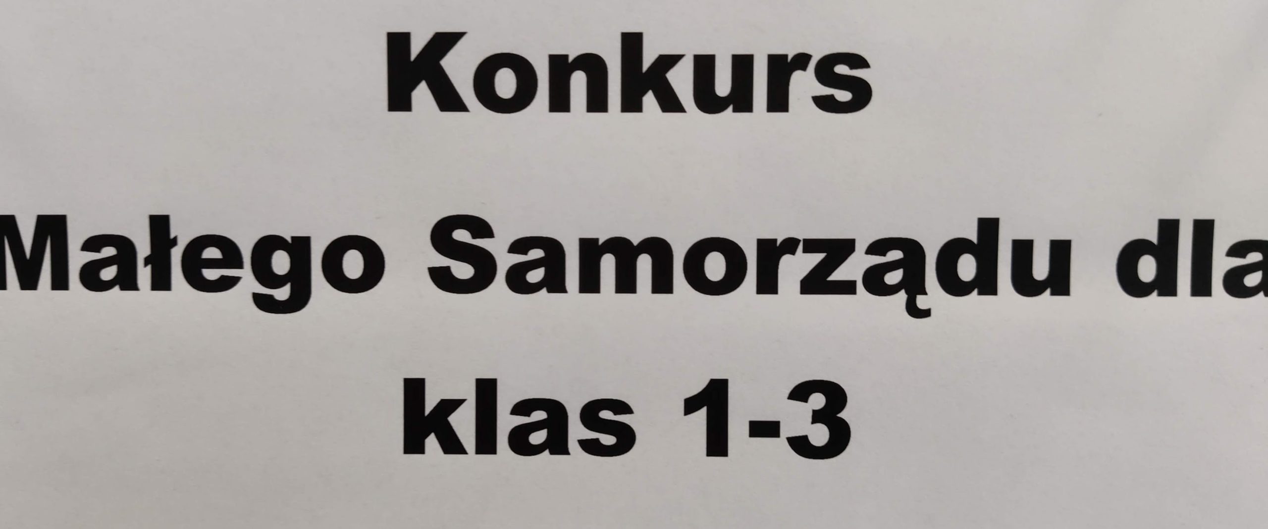 Bezpieczna droga do szkoły – konkurs